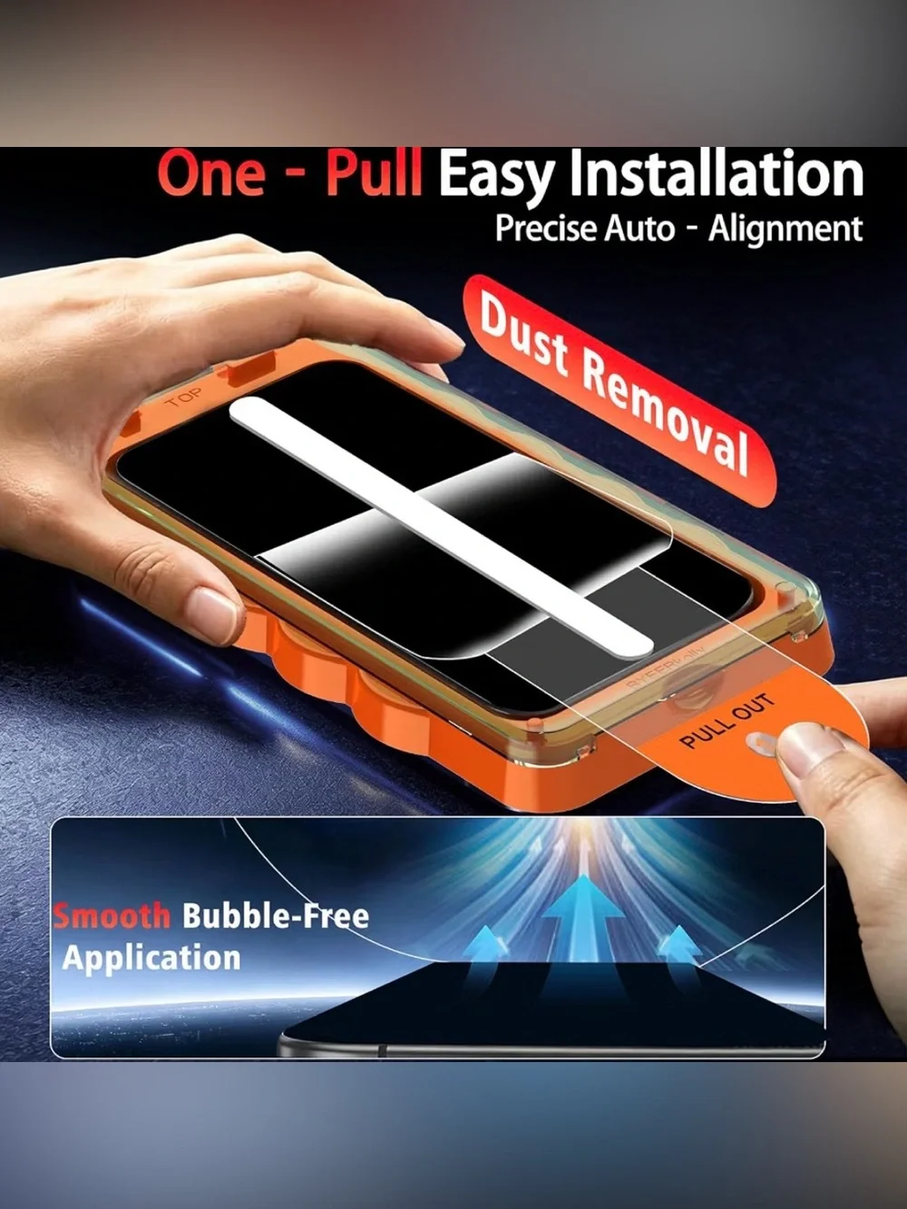 Privacy Screen Protector for 18 Pro, Tempered Glass
